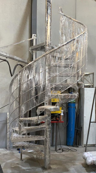 Escaleras de Caracol - Escaleras Laravid : Trabajos en Acero