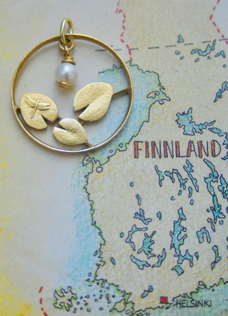 Münzsägewerk Katrin Thull | Finnland - Seerosenblätter