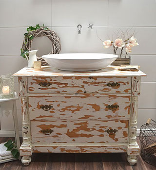 Vintage Waschtische - funktionstüchtig aufgearbeitet - Land & Liebe