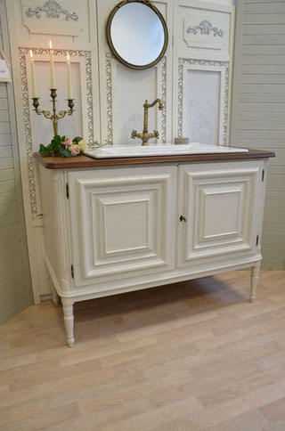 Retro-Waschtische - Land & Liebe Badmöbel Landhaus