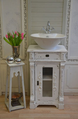 Shabby-Chic Waschtische - Land & Liebe Badmöbel Landhaus