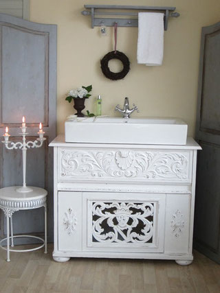 Shabby-Chic Waschtische - Land & Liebe Badmöbel Landhaus