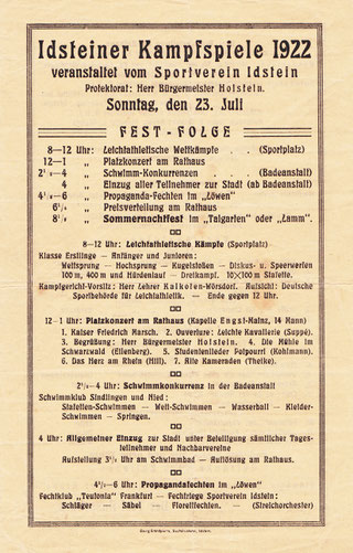 Idsteiner Kampfspiele 1922 