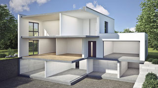 Massives Fertighaus - LiaSTONE Massivfertighaus ist eine Marke der