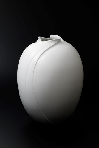 【予約受付中】 白妙磁徳利 庄村久喜 F 白妙 Vase / 庄村久喜 SHOMURA （Hisaki 
