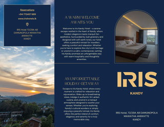 Das IRIS Kandy bietet ein exklusives 5-Sterne-Erlebnis inmitten der kulturellen Pracht Sri Lankas. Mit atemberaubendem Panoramablick über die Hügel Kandys vereint unser Hotel modernen Luxus mit herzlicher Gastfreundschaft. Genießen Sie elegante Zimmer, er