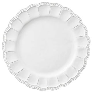 Keramik Platzteller mieten Dekoverleih the featherette