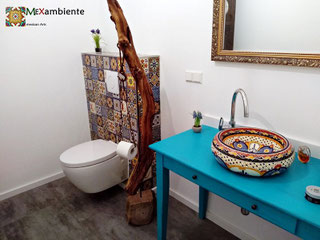 Mexiko Fliesen - Mexikanische Waschbecken & bunte Fliesen aus Mexiko