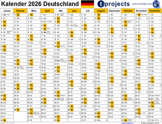  Foto zu Kalender 2026 - evorlagen 