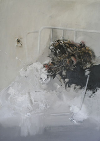 HP2 Acrylique/pastel sur toile Dim: 195cmx137cm