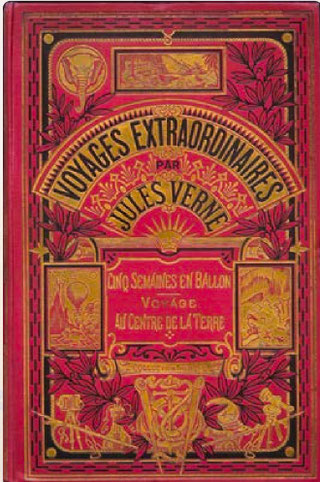 Primeira obra extensa do autor, Viagens Extraordinárias. Nela está Cinco Semanas em um Balão e Viagem ao centro ao da Terra. Edição original