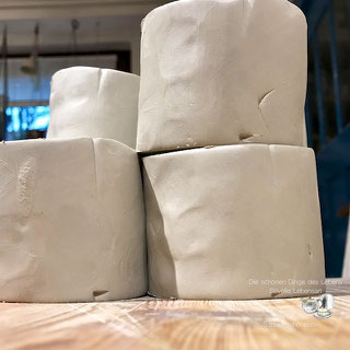 9 - Fertig für die Töpferscheibe. ©Keramikatelier Sabine F. Schönbohm