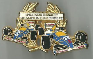 Williams Renault  Champion du mode 92 : Base dorée / Arthus Bertrand
