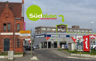 Anfahrt und Kontakt - Südbloc Boulderhalle