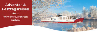 Silvester-Flusskreuzfahrten 2024 A-Rosa Donau 2024 Rhein Silvester 