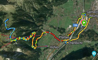 Rad- und Fußroute zur Bergwelt Hahnenkamm
