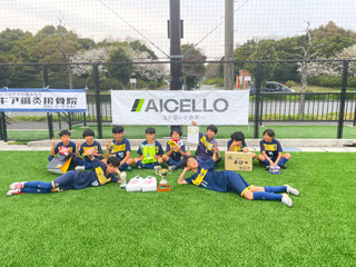 優勝した　FCトリアネーロ町田