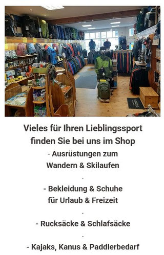 Outdoor Shop Wandern Ski Skiverkauf und Leih