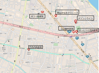 岡山市南区浜野4丁目周辺の医療MAP