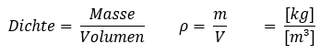 Die Dichte - Physik für Anfänger.com