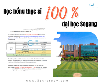 Sinh viên Gsc được học bổng 100% chương trình thac sĩ thương mại quốc tế 