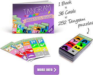 hundreds of tangram puzzles to solve providing teachers and pupils