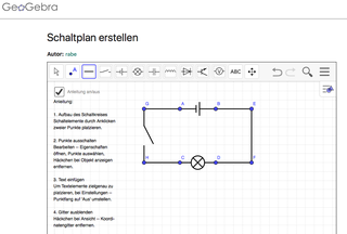 Schaltplan erstellen: Erstelle ganz einfach Schaltpläne mit GeoGebra.