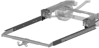 Extension et adaptateur de cadre comme base pour dispositifs ajoutés, tels que attelages remorques ou systèmes de portage arrière, pour camping-cars, caravanes et fourgons.