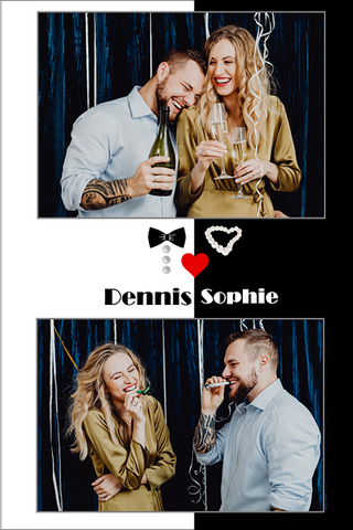 Party in Lampertheim auf einer Hochzeit mit Fotobox