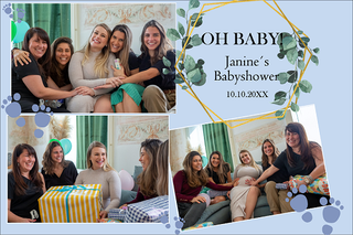 Fotoboxmomente auf einer Babyfeier in Dietzenbach