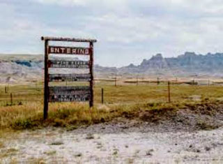 Pine Ridge Reservatet , South Dakota