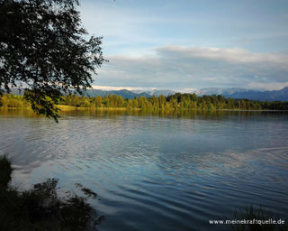 Monatsmotto, Kraftquelle, Berge, Schritt für Schritt, in der Ruhe liegt die Kraft