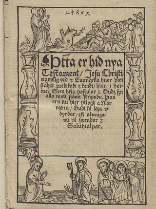 NT Oddur Gottskálksson 1540 Nýja testamenti