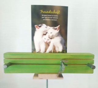 Charitymarket - Gegen das Fernweh #28 Produktionsschule Wilhelmsburg, grünes Schlüsselbrett