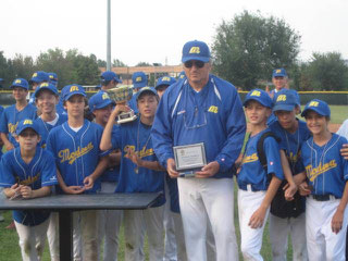 Roberto Gheduzzi in una foto tratta dal sito del Modena Baseball