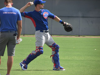 Alberto Mineo in questi giorni all'Instructional League Advanced (Arizona)