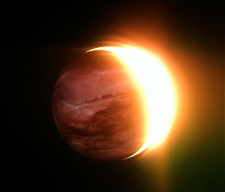 Eindrucksvolles Infrarot-Bild von Akatsuki, dass die Wolkenstrukturen der Nachtseite der Venus sichtbar macht.
