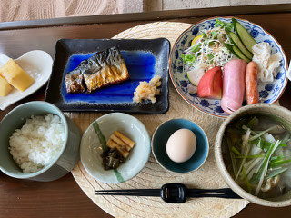 おやど風来坊の朝ご飯