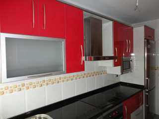 Cocina Roja y Negra Fuensanta - Cocinas Jaen Martos Torredelcampo