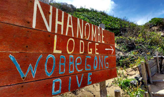 The Nhanombe Lodge, Zavora, sits directly on the dunes. Dante Harker