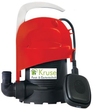 Tauchpumpe BASIC Plus CF-95 flachsaugend zur Kellerentwässerung bei Kruse Gartentechnik in Petershagen.