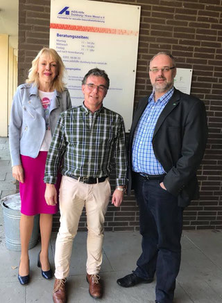 von links nach rechts: Susanne Schneider, Dietmar Heyde, Rainer Mull