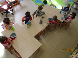 Das Mittagessen - Kindergarten Stulln - Mit dem Herzen dabei