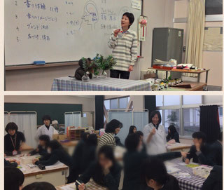 高校よりご依頼を受け、新潟県内在住AEAJアロマテラピーインストラクターとも協働で香育授業