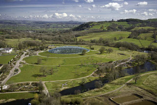 Luftbild der National Botanic Garden of Wales