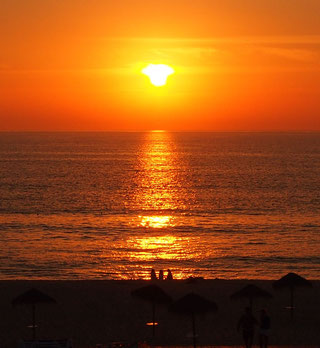 Sonnenuntergang in Comporta