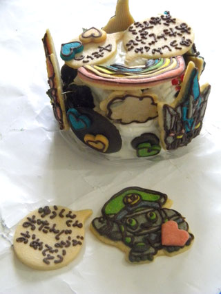 ビルドとシンカリオンたちと一緒にマカロン屋のオーダーバースデーケーキ Cake Shop Coruri Karuizawa コルリ軽井沢 軽井沢マカロン コルリのたまご