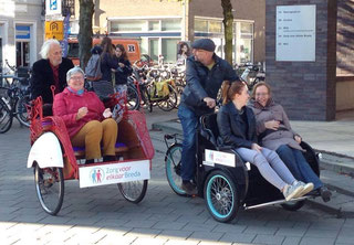 Lekker buiten rondgereden worden! Tijdens de pilot van de gemeente Breda