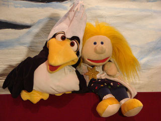 Bild Märchenbühne, Flocke, der Pinguin und Fee Glitzerstern