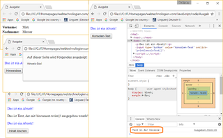 JavaScript-Tutorial - webtechnologien.com